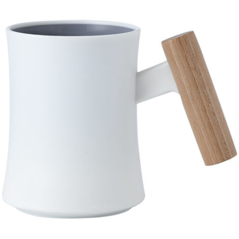 Gobelet de salle de bain nordique, tasse de lavage de maison, couple brossage des dents, tasse en plastique créative（Blanc）