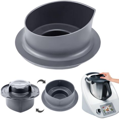 Gobelet doseur compatible avec les robots de cuisine Vorwerk Thermomix TM5 et TM6, accessoires Thermomix de 100 ml, couvercle Thermomix avec échelle de 100 ml et 50 ml pour verre doseur