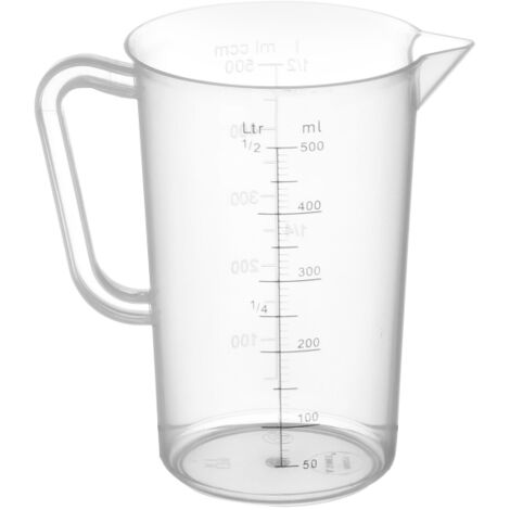 Gobelet doseur en polypropylène gradué 0,5 l - Hendi 567104