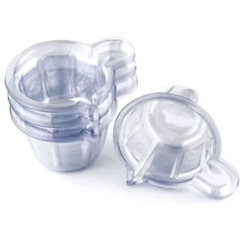 Gobelet doseur - Transparent - 40 ml - Lot de 100 - Plastique - Multi-usages pour résine époxy