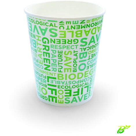 Gobelet en Carton Texte 250 à 350 ml - SDG - Lot de 2000