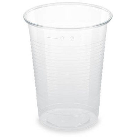 Gobelet en PLA 200 ml, diamètre 70 mm, hauteur 92 mm, 100 pièces.