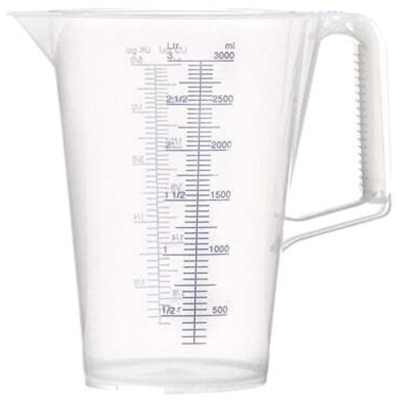 Pressol - Gobelet doseur 3l bleu gradué imprimé pp - 7084