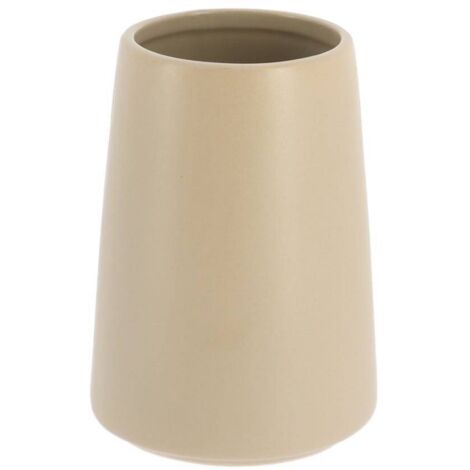 Gobelet gres uni - taupe - Tendance