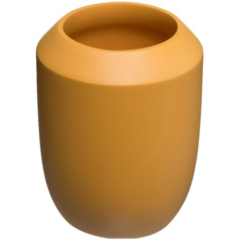 Gobelet pour brosse à dents TRIO, Ø 8 cm, jaune