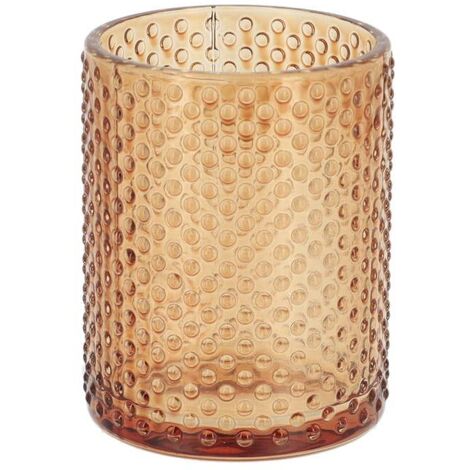 Gobelet rond verre motifs points - fumee - Tendance