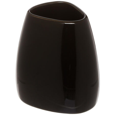 Gobelet Salle de Bain "Galet" 9cm Noir