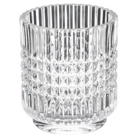 Gobelet Salle de Bain "Precious" 8cm Transparent