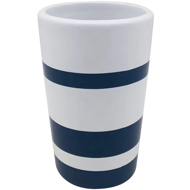 Gobelet tical blanc marine