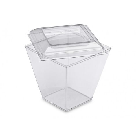 Gobelets à apéritif avec couvercle 200 ml, 50 pièces