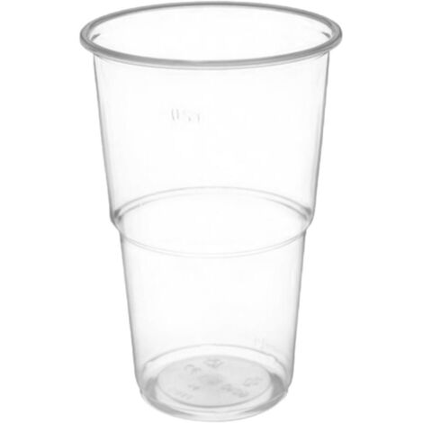 Gobelets à bière jetables 500 ml de diamètre 95 PP 50 pièces SUP