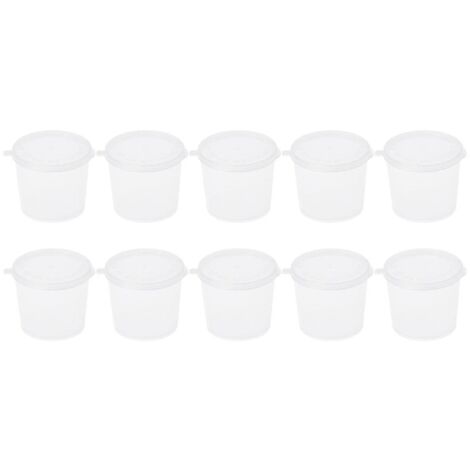 Gobelets à sauce jetables en plastique pour restaurants et salles à manger, boîtes de rangement pour assaisonnements