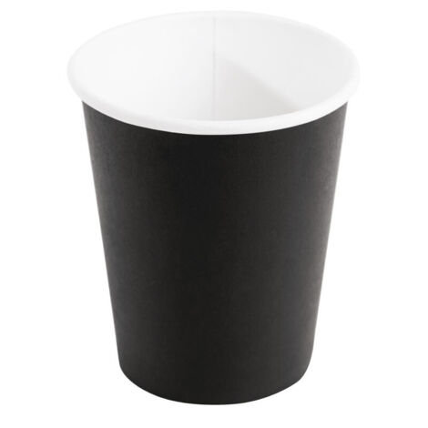 Gobelets Boissons Chaudes Noirs 230 ml - Fiesta - Boite de 50