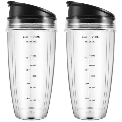 Gobelets de rechange de 24 oz compatibles avec les modèles Ninja BN401, BN701 et SS101.