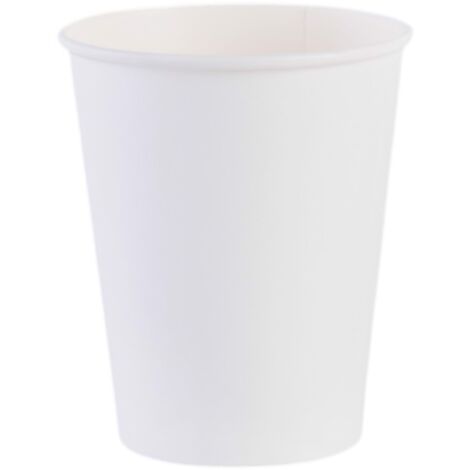 Gobelets en papier 180 ml, sans plastique, automatiques, lot de 100. Savourez 
