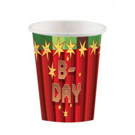 Gobelets en papier d'anniversaire TNT, 260 ml, 8 pièces.