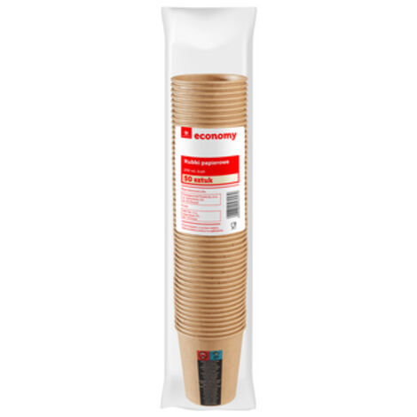 Gobelets en papier kraft TGE 250 ml 50 pièces