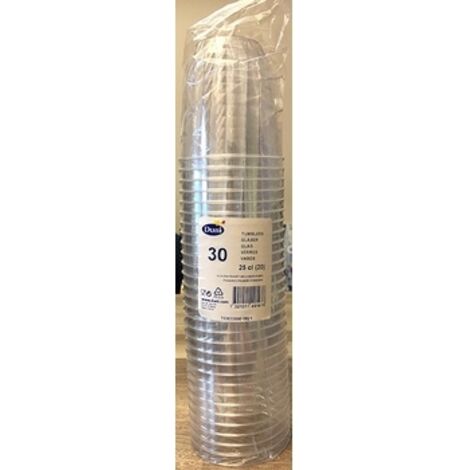 Gobelets en plastique Duni DIAMOND 25 CL 30 pcs.