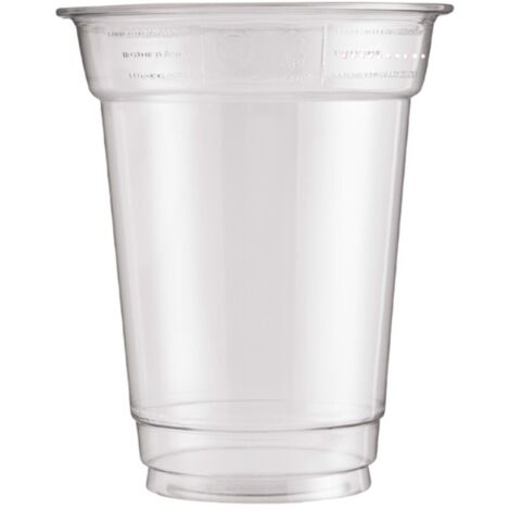 Gobelets PET 400 ml, paquet E200235, diamètre 95 mm, hauteur 129 mm, lot de 50.