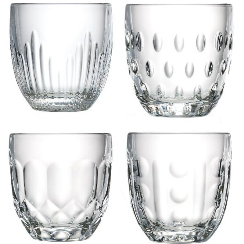 Set troquet 4 gobelets motifs - La Rochere