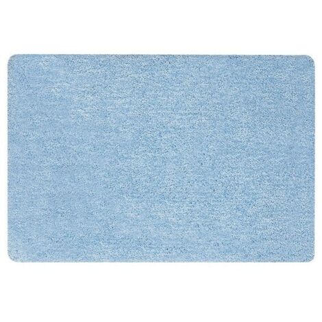 GOBI Alfombra de Baño Microfibra 55x65cm Azul Claro Spirella