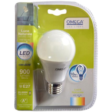 GOCCIA LED A60 9W E27 4000K