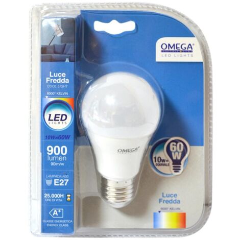 GOCCIA LED A60 9W E27 6500K