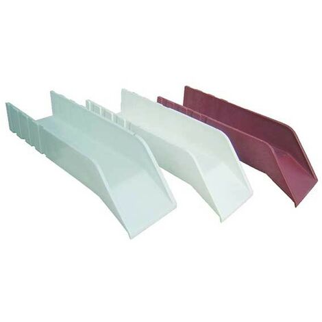 Gocciolatoio in plastica cm 25x6 - leggero : Colore - Rosso