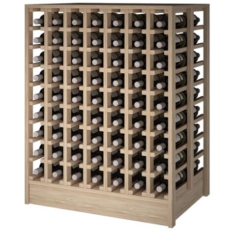 Godello 126 botellas doble entrada de madera de roble