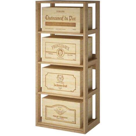 Godello 24 botellas 4 cajas de madera de roble