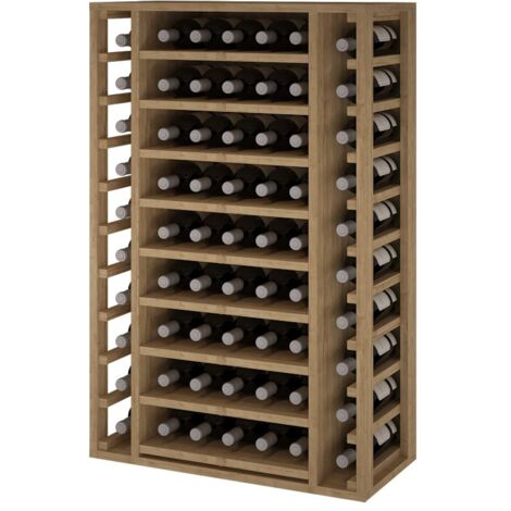 Godello 65 botellas 9 bandejas extraibles de madera de roble