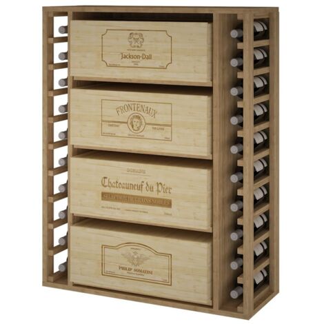 Godello 68 botellas 4 cajas de madera de roble