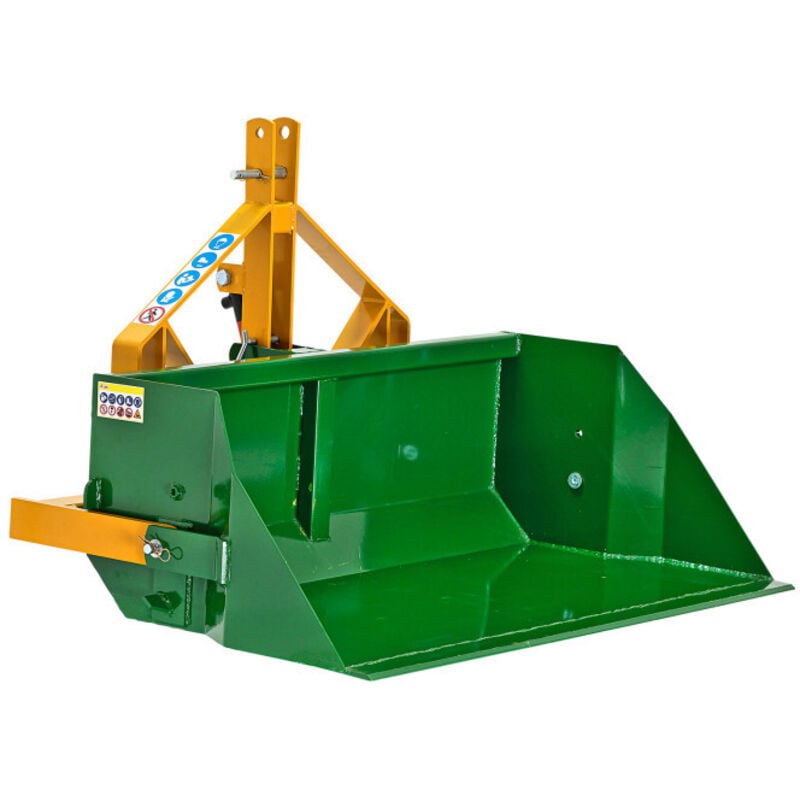 Godet arrière hydraulique 3 points dhs 140 hy