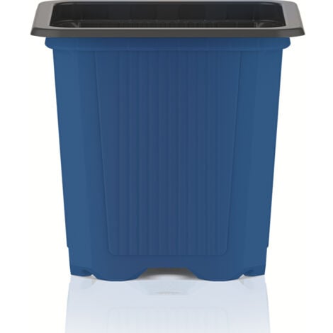 Godet horticole 7x7x6,5cm bleu - Teku
