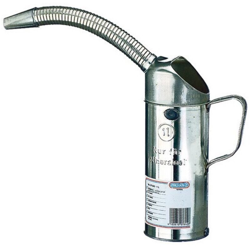 Pressol - Godet mesureur fer blanc bec verseur souple capacité nominale 1l 1 pcs