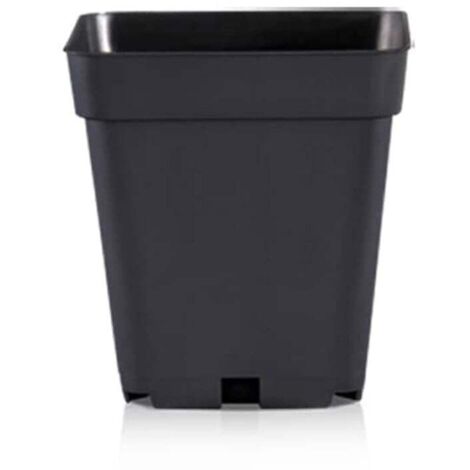 Godet noir carré - 10x10x11cm - Classic - Teku