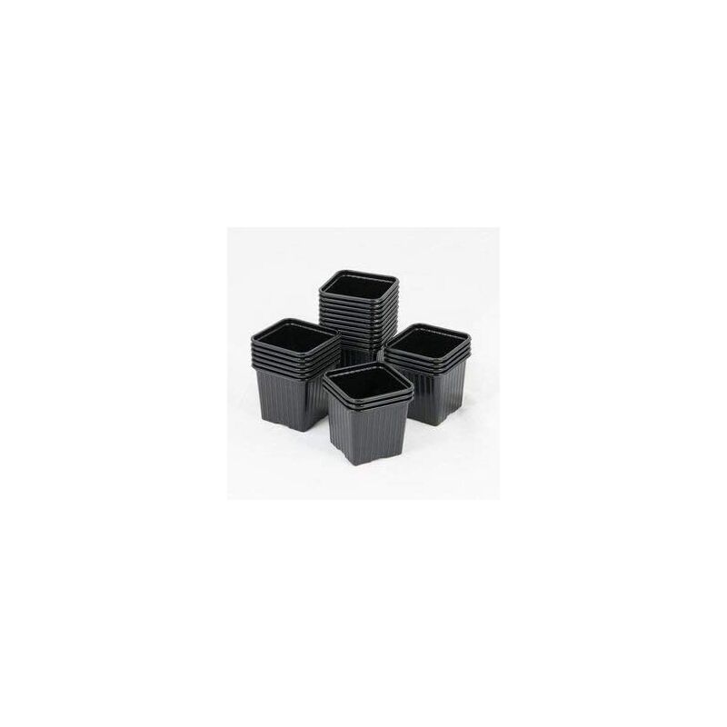 Godet pour semis 8 x 8 x 7 cm NOIR (x100)