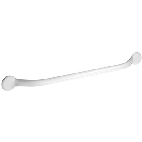 GODONNIER - Barre d'appui droite 70cm acier époxy blanc