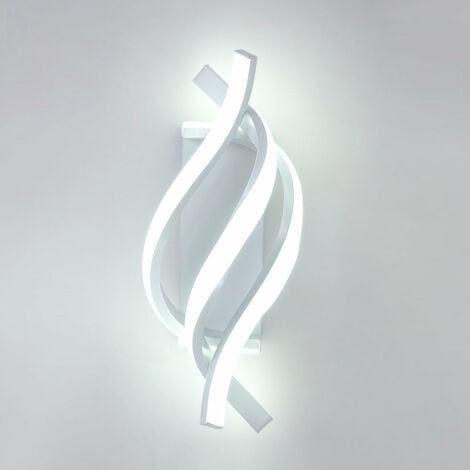 GOECO Applique LED, Lampada da Parete Interna 18W Moderna, Lampada da Parete Creativa in Metallo 1440LM per Camera Casa Corridoio Soggiorno Scala