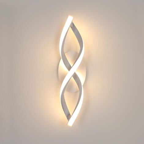 GOECO  LED Indoor Wall Light, Modern Designer Wall Lamp 16W 1800LM, Wall Lighting for Bedroom, Living Room, Corridor, Staircase, 3000K Warm White Light
