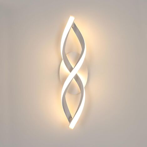 GOECO LED-Innenwandleuchte, moderne Designer-Wandleuchte 16 W, 1800 lm, Wandbeleuchtung für Schlafzimmer, Wohnzimmer, Flur, Treppenhaus, 3000 K warmweißes Licht