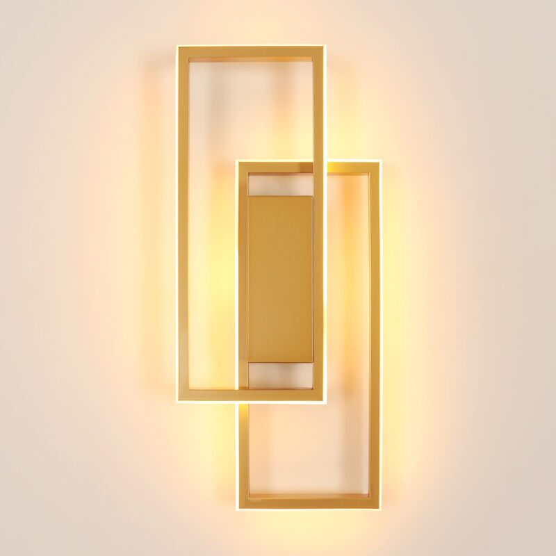 Lustre Doré Moderne, Douille E27 avec Abat-jour en Verre Dépoli Blanc, Lampe Suspendue pour Salon, Restaurant, Chambre à Coucher, 8 + 4 Lumières