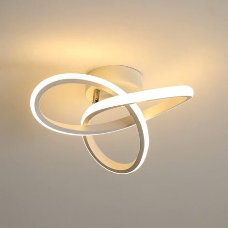 GOECO Modern LED Ceiling Light, 22W Ceiling Lamp, Flower Shape Design LED Ceiling Light for Bedroom Kitchen Living Room Hallway Dining Room Balcony (3000K Warm White Light)