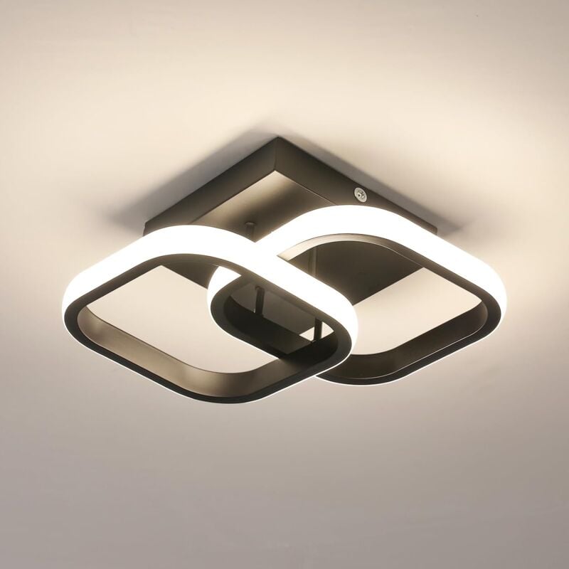 Plafonnier led Moderne, Lampe de plafond en Acrylique 22W 2550LM, Plafonnier pour Salle à Manger, Cuisine, Studio, lumière 4500K Neutre