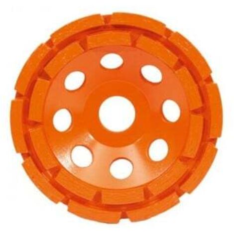GÖLZ - Plateaux de ponçage diamant DS42 - coupe à sec pour meulage et ponçage du béton et pierre - ø 125 mm / alésage 22.23 mm
