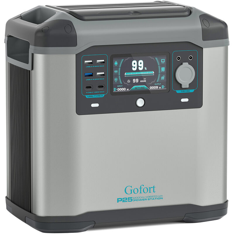 GOFORT Stazione di Alimentazione Portatile 2000W