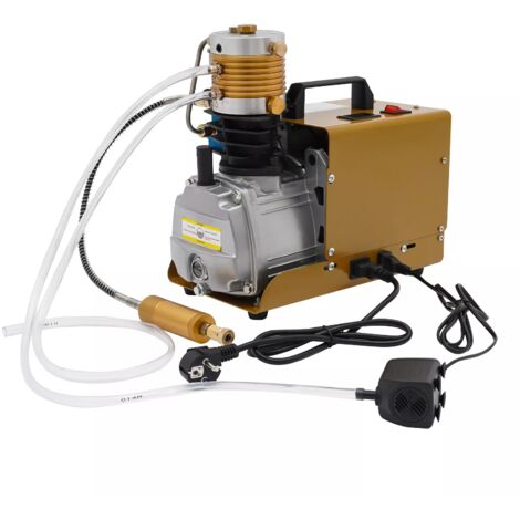 Gojoy – Compresseur d'air automatique 4500 psi 300 bar – Gonflage rapide 26,4 gal/min – Moteur 1,8 kW – Pour bouteilles de plongée et pneus