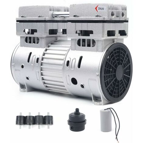 Gojoy – Moteur compresseur silencieux 750 W – Pression 8 bar – Débit 145 L/min – Tension 220 V – Niveau sonore 69 dB – Aluminium durable - MIN 69 DB