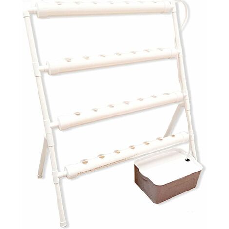 Gojoy – Système de jardin hydroponique 36 trous – Équipement de culture 4 couches – Tuyaux en PVC – Pompe à eau pour légumes à feuilles - Style-4