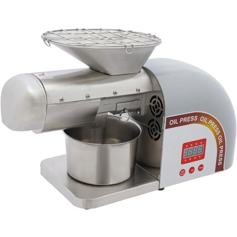 Gojoy – Machine à presser l'huile électrique 1800W – Acier inoxydable 304 – Taux d'extraction 95% – Température réglable 0-300°C